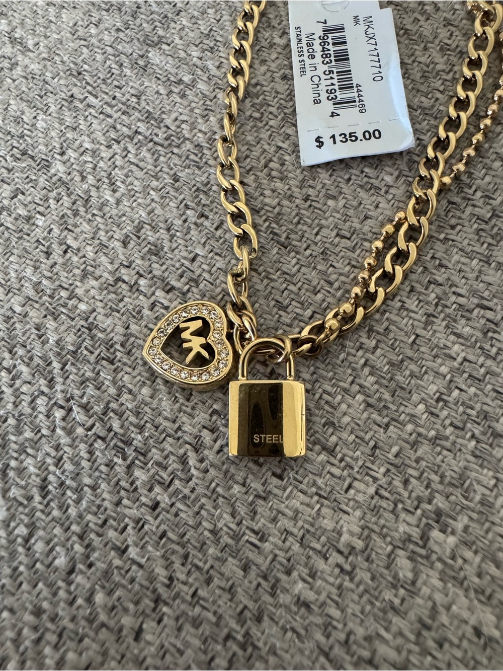 ✨ NWT Michael Kors Gold-Tone Charm Bracelet ✨